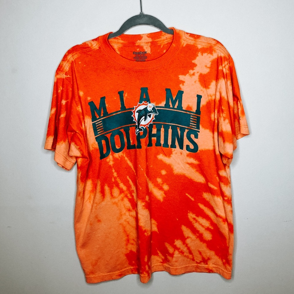 Miami Dolphins Football Bleached Tee